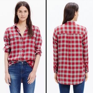 Madewell > Ex-boyfriend Oversized Flannel Size Small